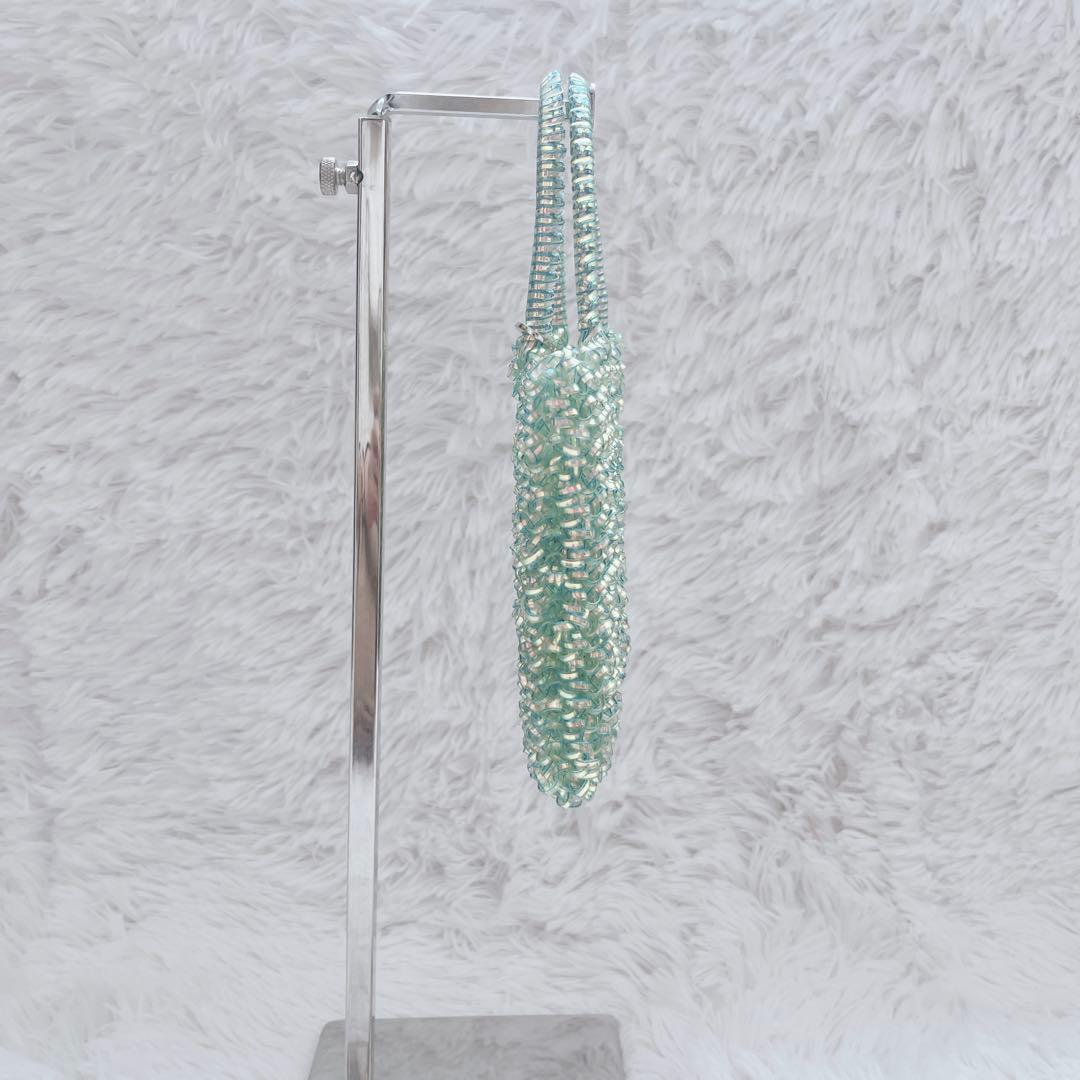 超希少カラー　アンテプリマ スクエア ショルダーチェーン オーロラグリーン