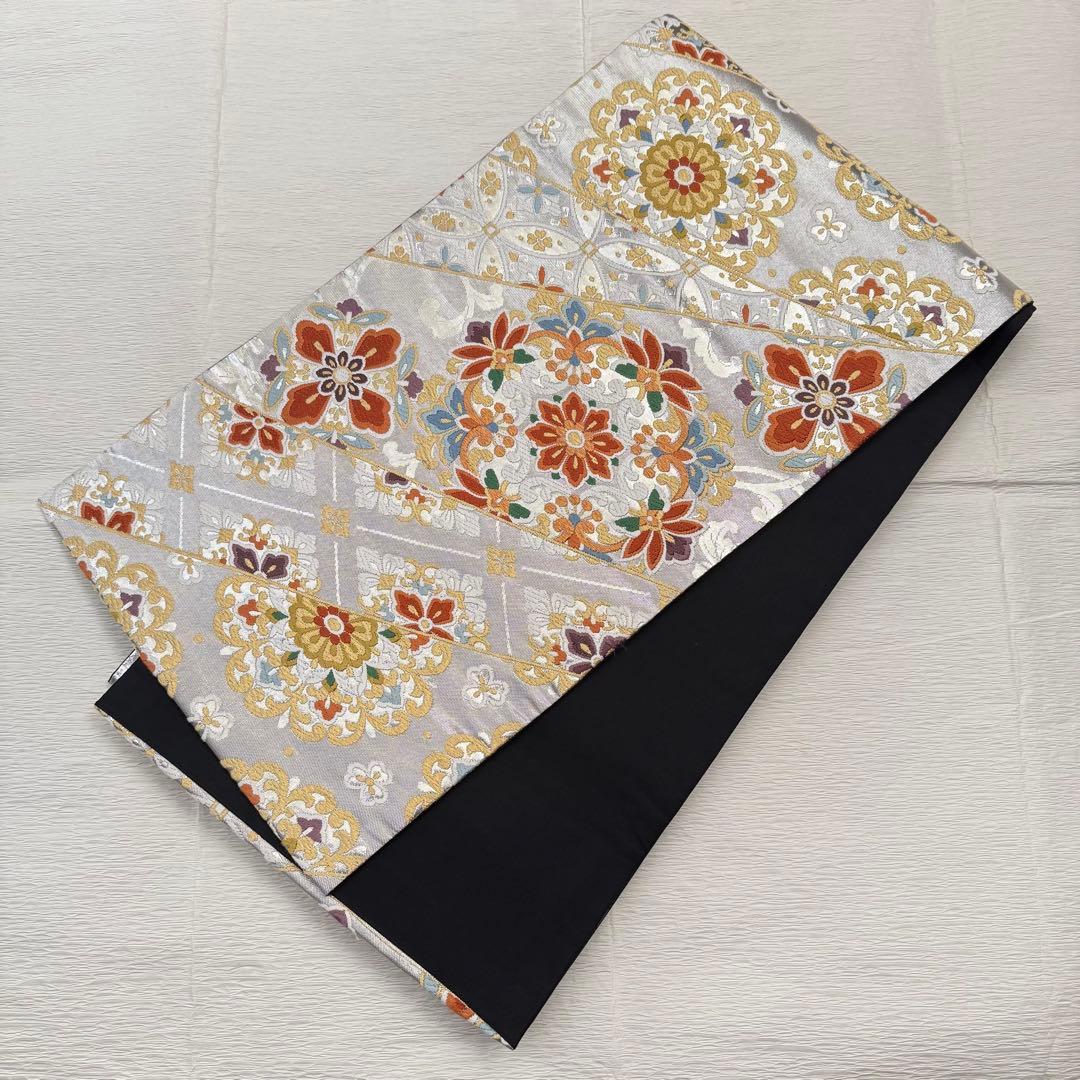 値引最終価格【志都香】正絹 袋帯 唐織 西陣織 振袖 訪問着 礼装 正倉院華文