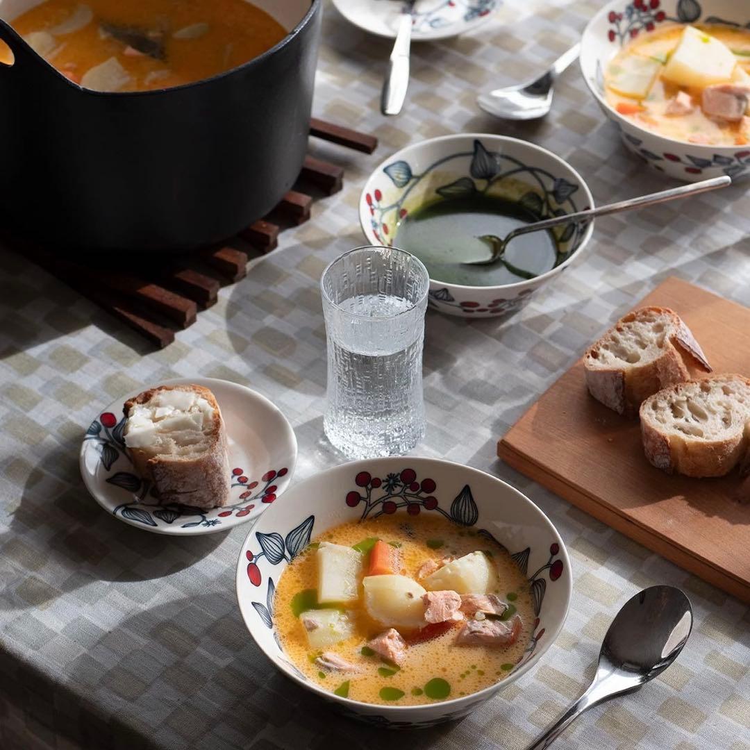 《完売品》アラビア ルノ フロストベリー17cmボウルscope25周年ロゴ付