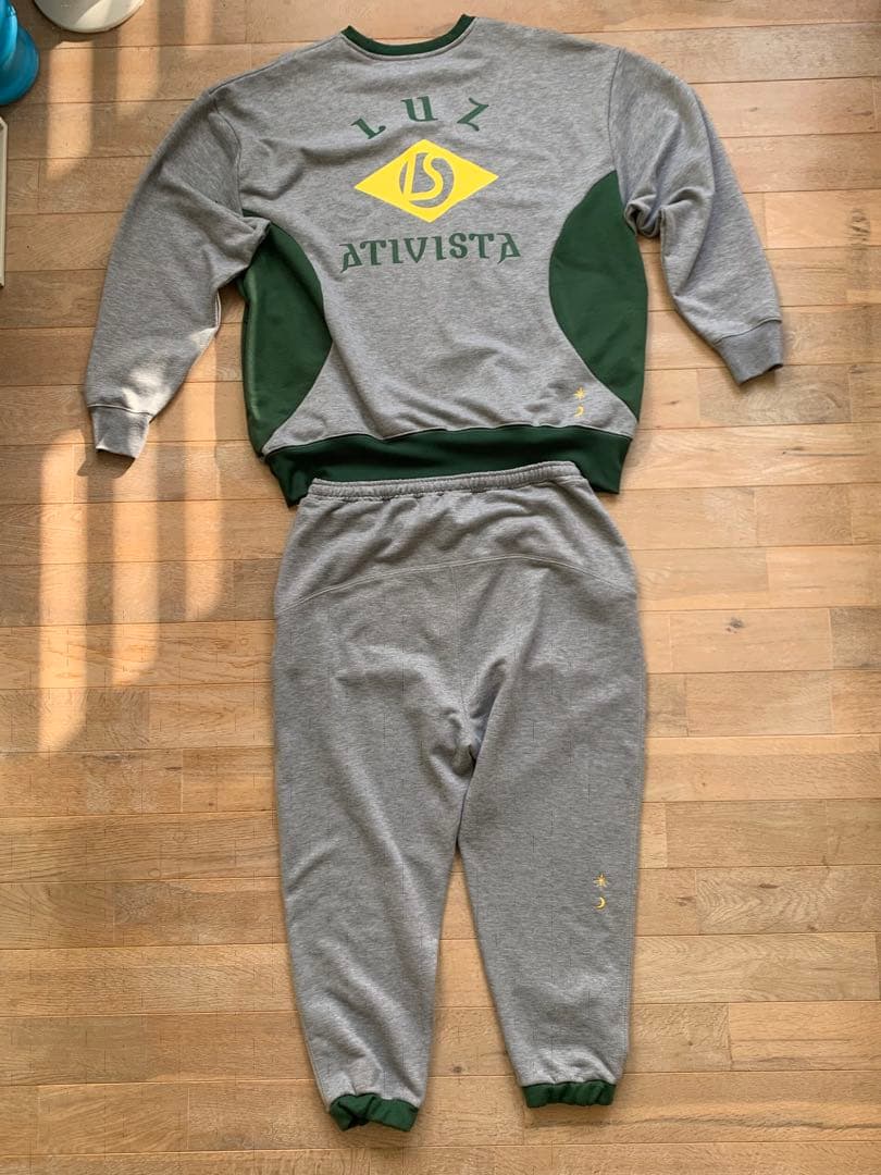 ルースイソンブラ luzesombra スウェット上 下グレーM