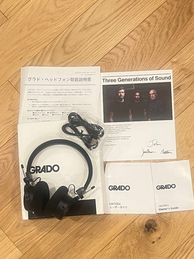 GRADO GW100x ワイヤレスヘッドホン