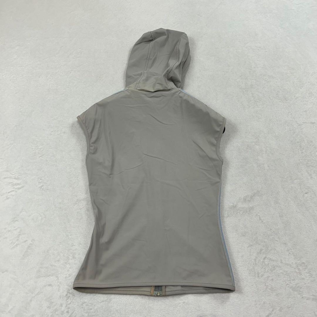 K158 S プラダスポーツ イタリア製 ストレッチ ベスト グレー メンズ