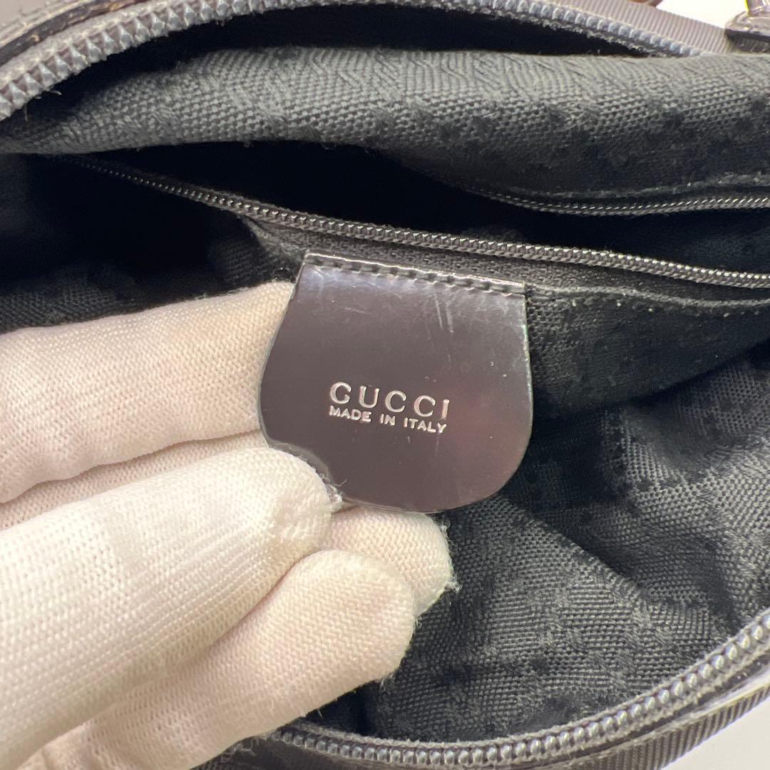 ✨美品✨GUCCI ショルダーバッグ ワンショルダー　バンブー　ブラック