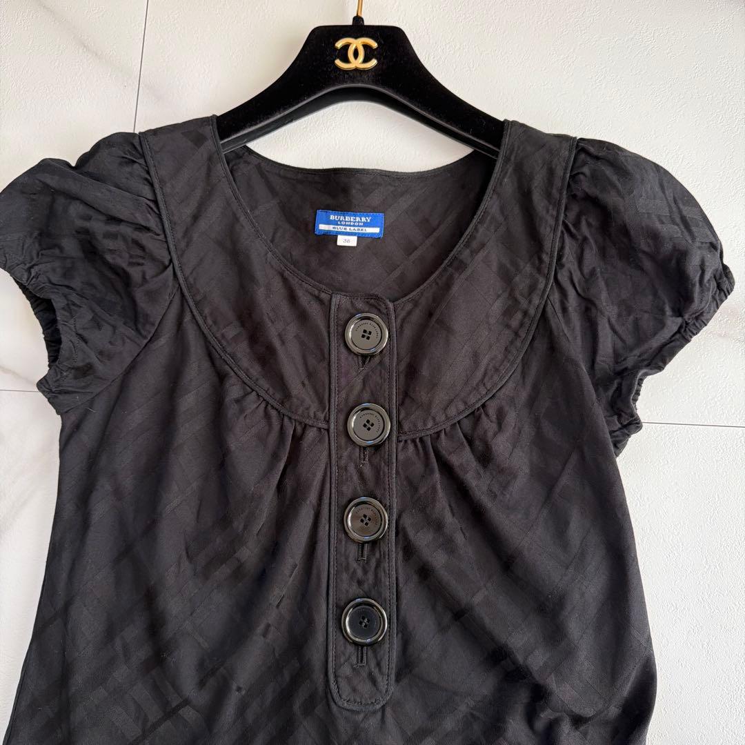 美品 希少 BURBERRY BLUE LABEL シャドーチェック ワンピース