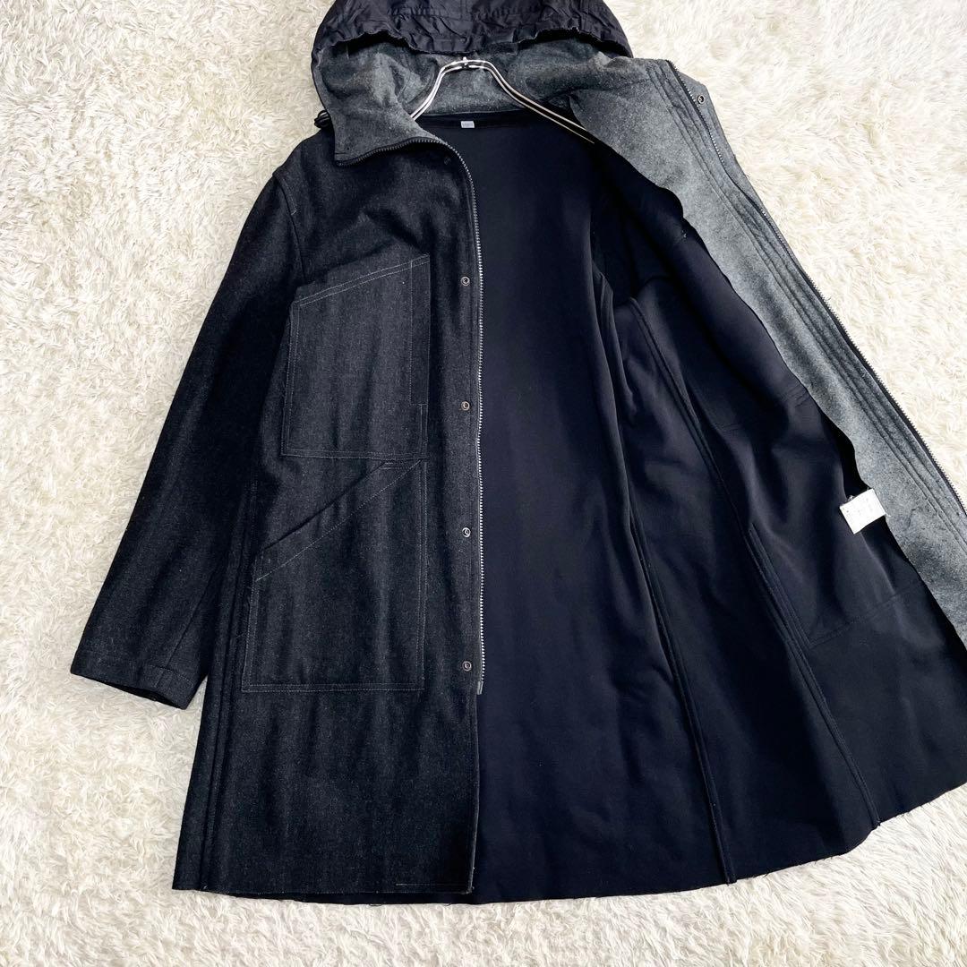 Marithe + Francois Girbaud ウール 切り替え コート