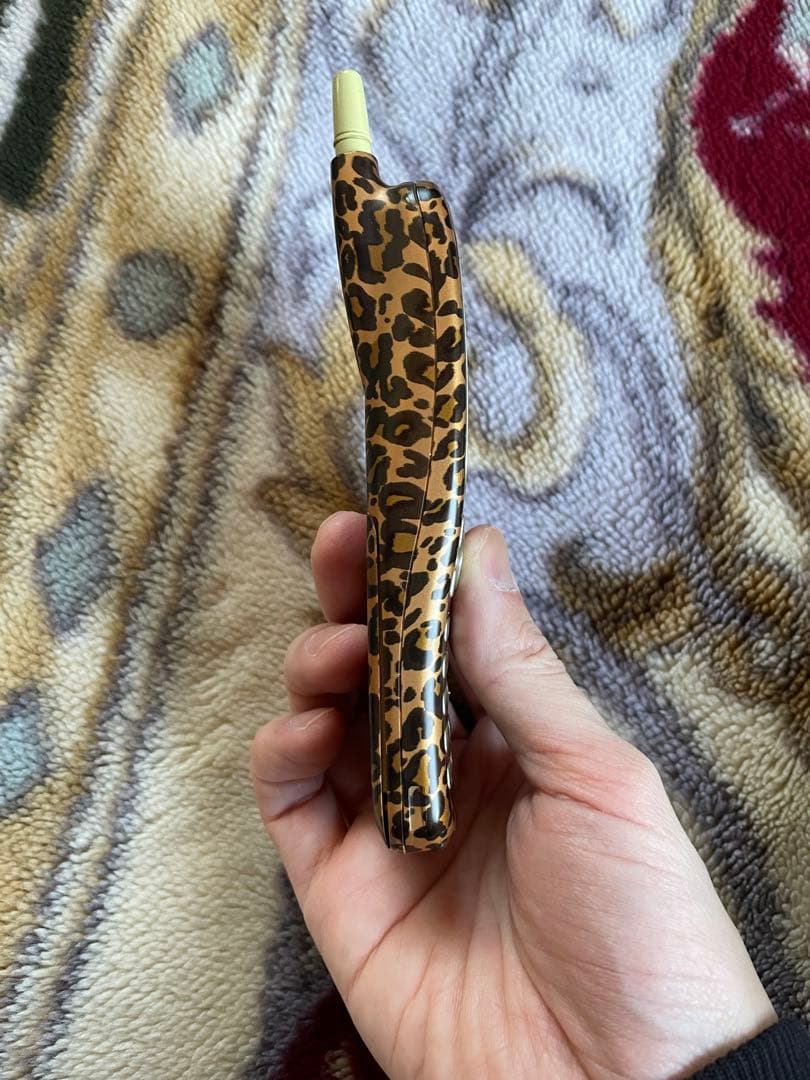 浜崎あゆみモデルTU-KA ヒョウ柄携帯電話セット(本体動作確認済)