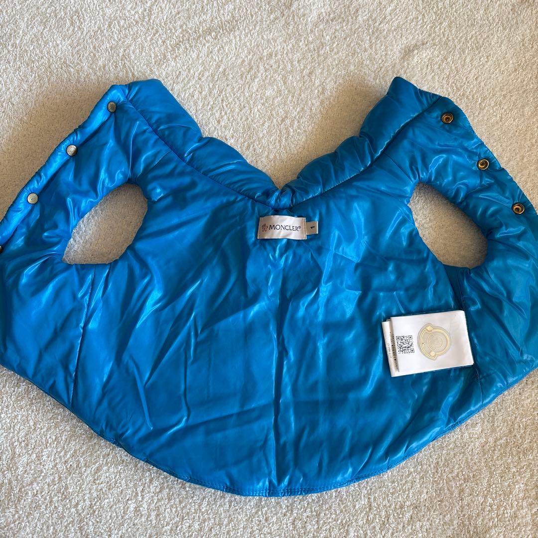 MONCLER 犬服 青 サイズ1 ダウンジャケット