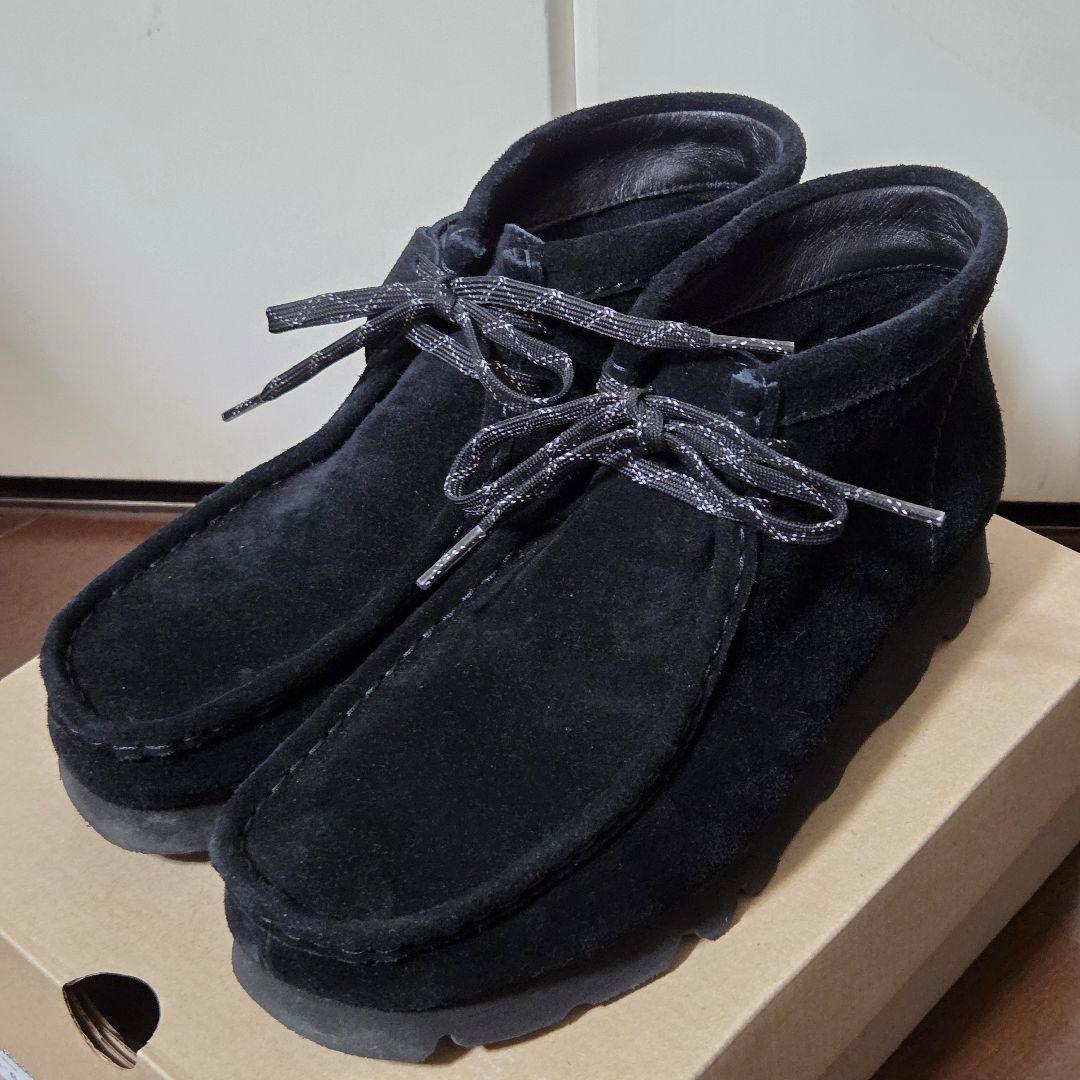 クラークス　レディース　ワラビー　ゴアテックス ブーツ　モカシン　25.0