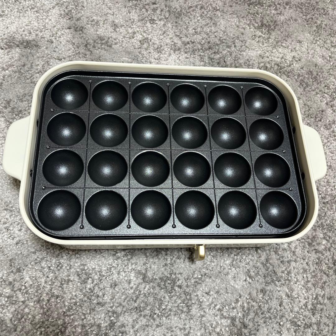 【未使用級】BRUNO コンパクトホットプレート　ホワイト3点セットBOE021