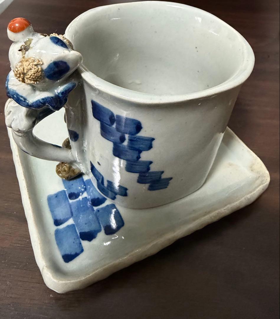 TOMO CRAFT 瀬戸焼 陶器カップと皿の2個セット