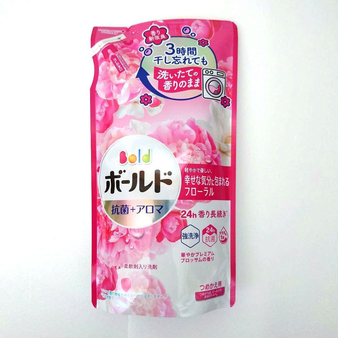 P＆G　ボールド　プレミアムブロッサム　抗菌＋アロマ　洗濯洗剤　400g　34袋