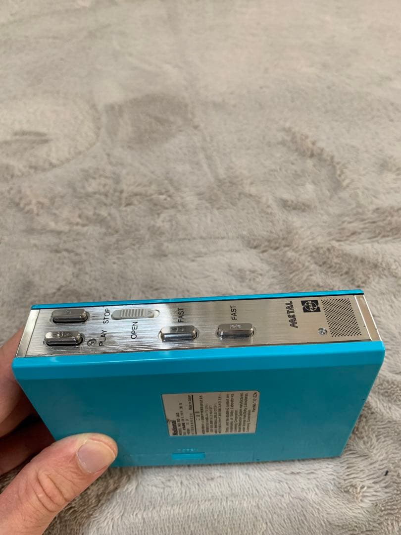 (ジャンク品) National JA2 カセットプレーヤー