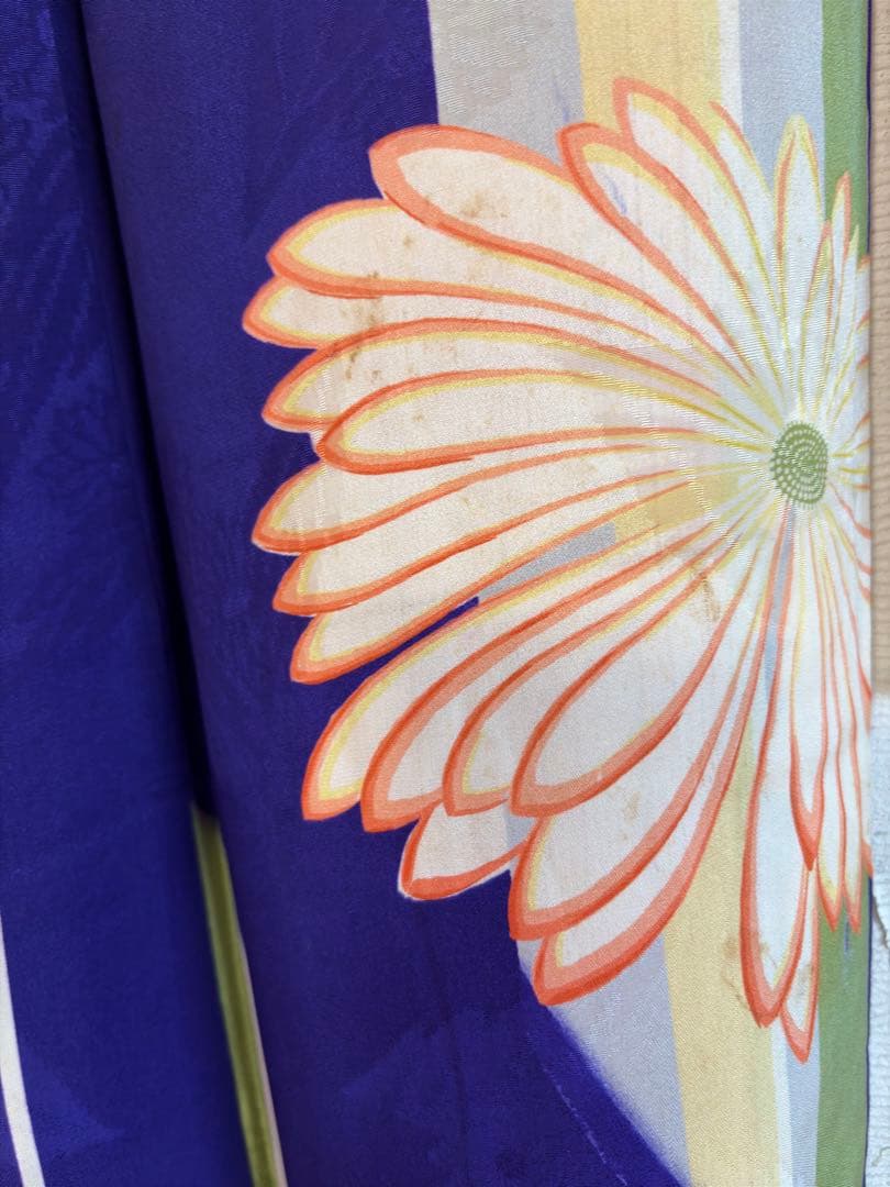 アンティーク　錦紗　子供　着物　　アンティーク着物　七五三