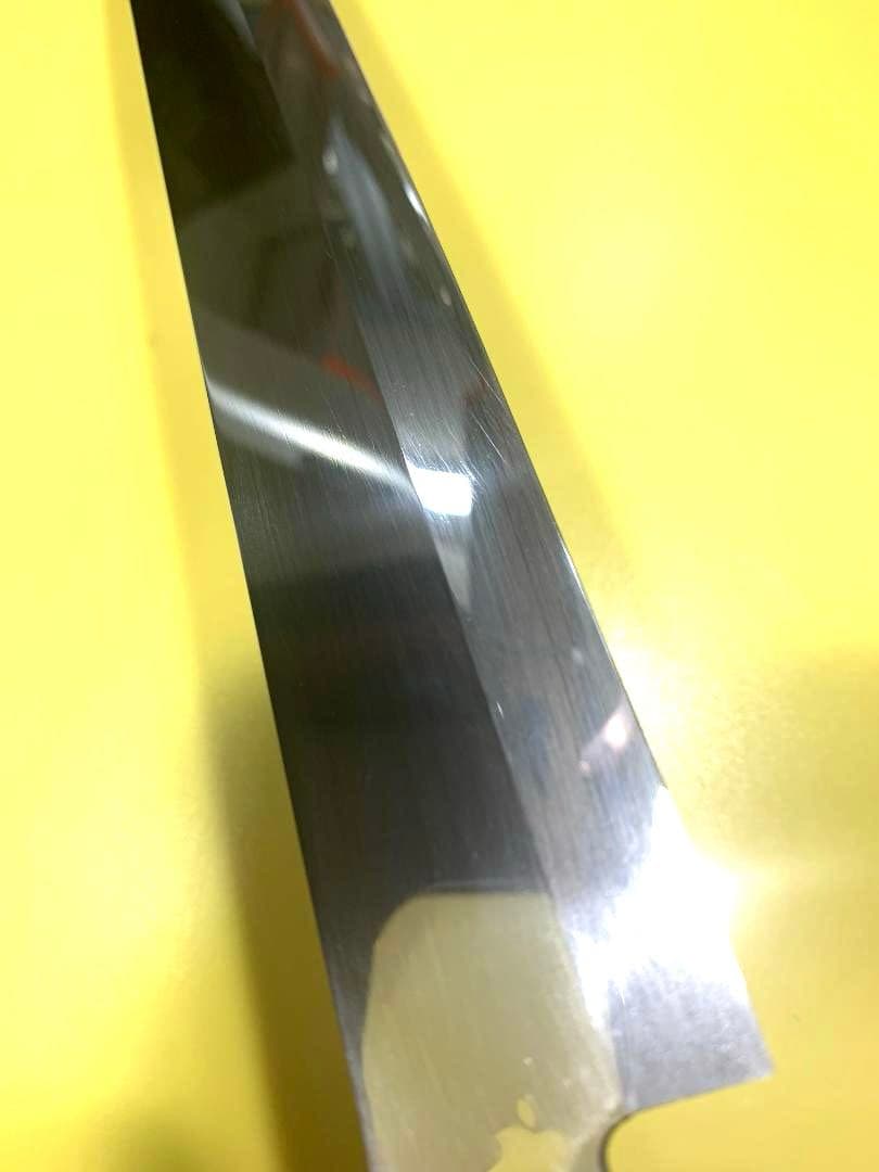 實光　柳刃包丁　H-INOX　モリブデンバナジウム鋼　刃渡り24cm