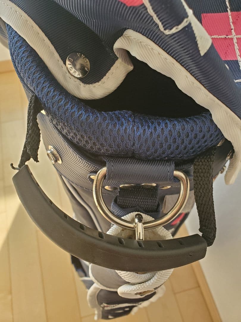 【美品】FIDRA スタンドキャディバッグ レディース アーガイル柄♡フィドラ