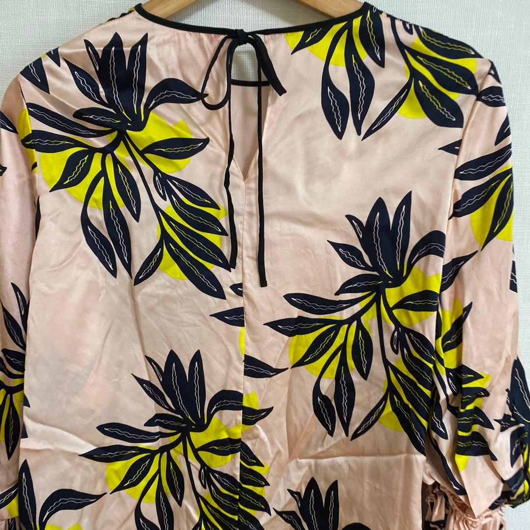 ROKSANDAロクサンダ　リーフプリント　ブラウス