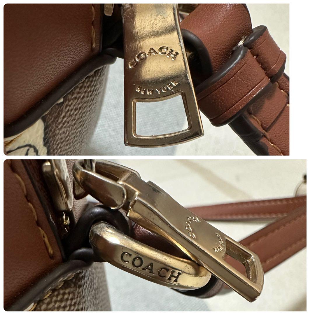 COACH スヌーピー柄 バッグ 財布