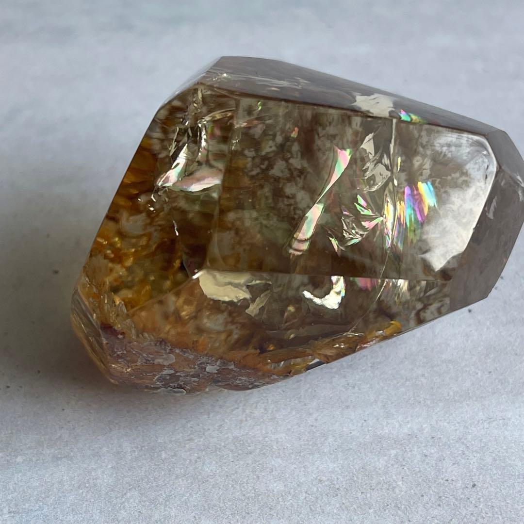 SALE☆ スモーキー シトリン フリーフォーム 台座付き