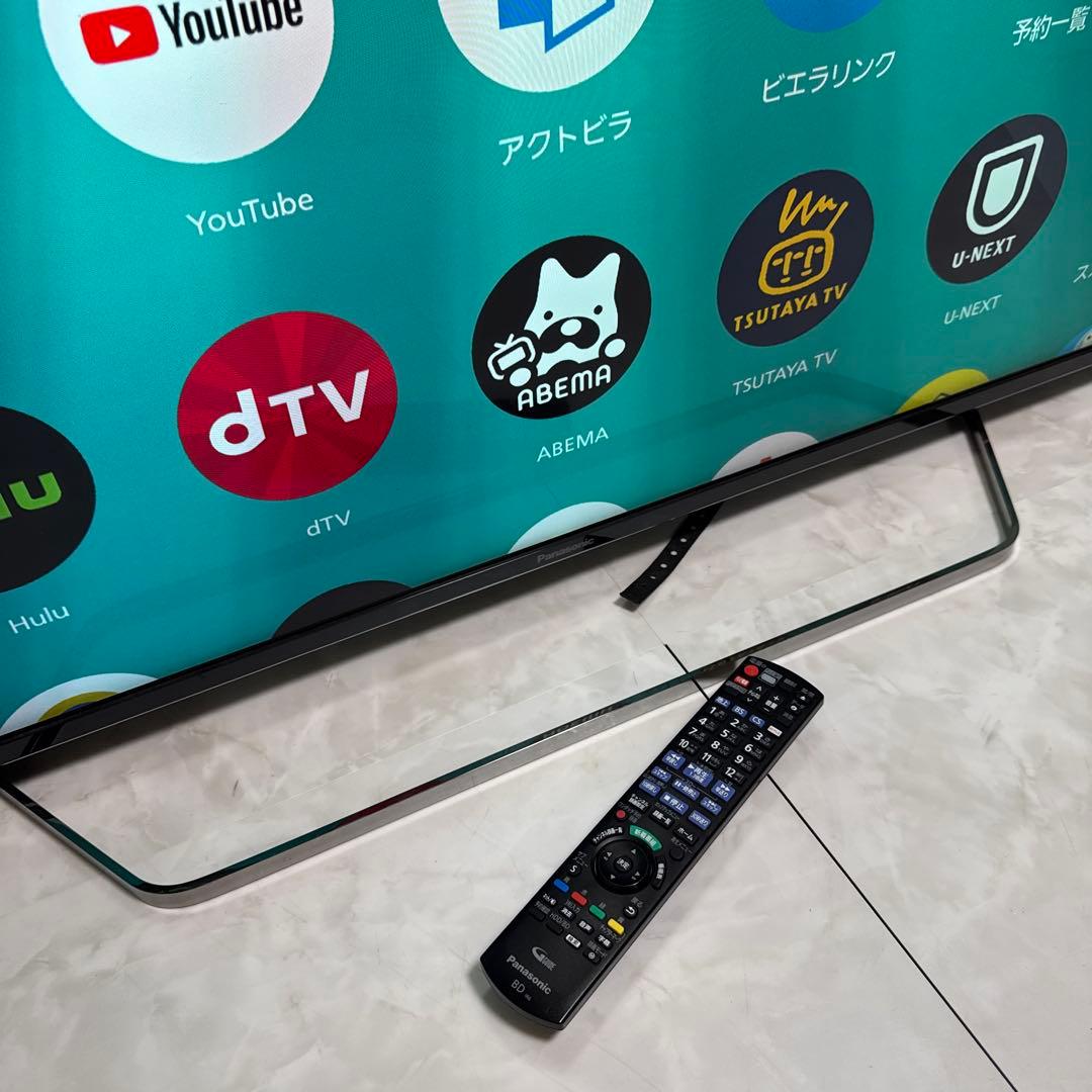 美品 Panasonic 55V型 4K液晶テレビ VIERA スマートテレビ