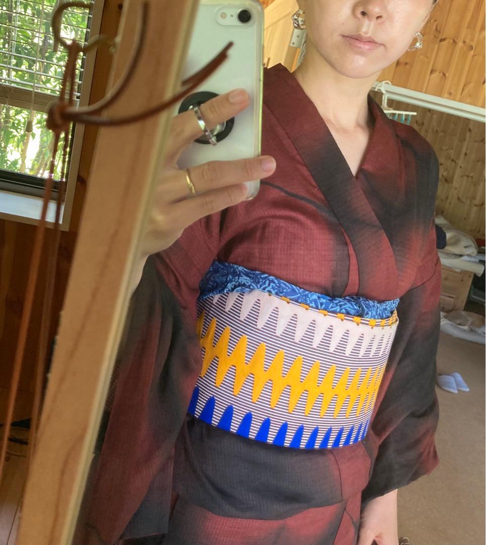 益田屋源兵衛　綿絽　着物　浴衣　高級浴衣