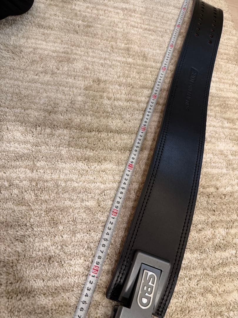 SBD トレーニング・パワーベルト 黒/赤