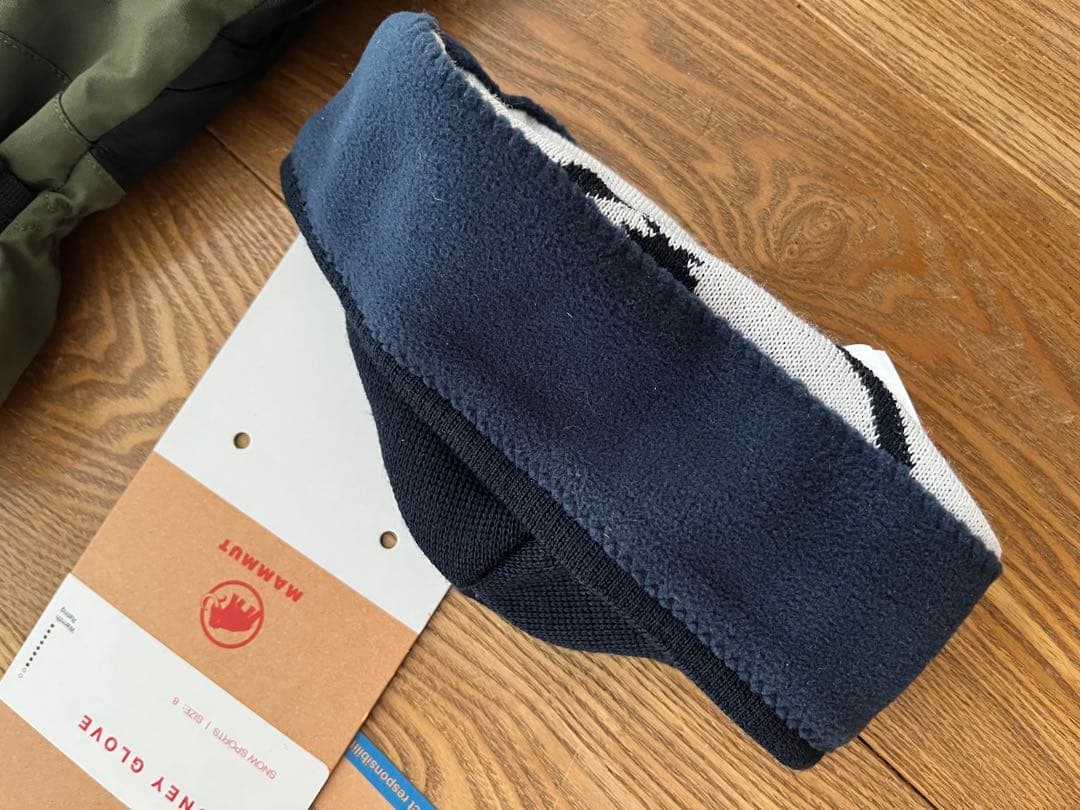 美品 マムート MAMMUT スキーグローブ ニット帽子セット 雪山 アウトドア