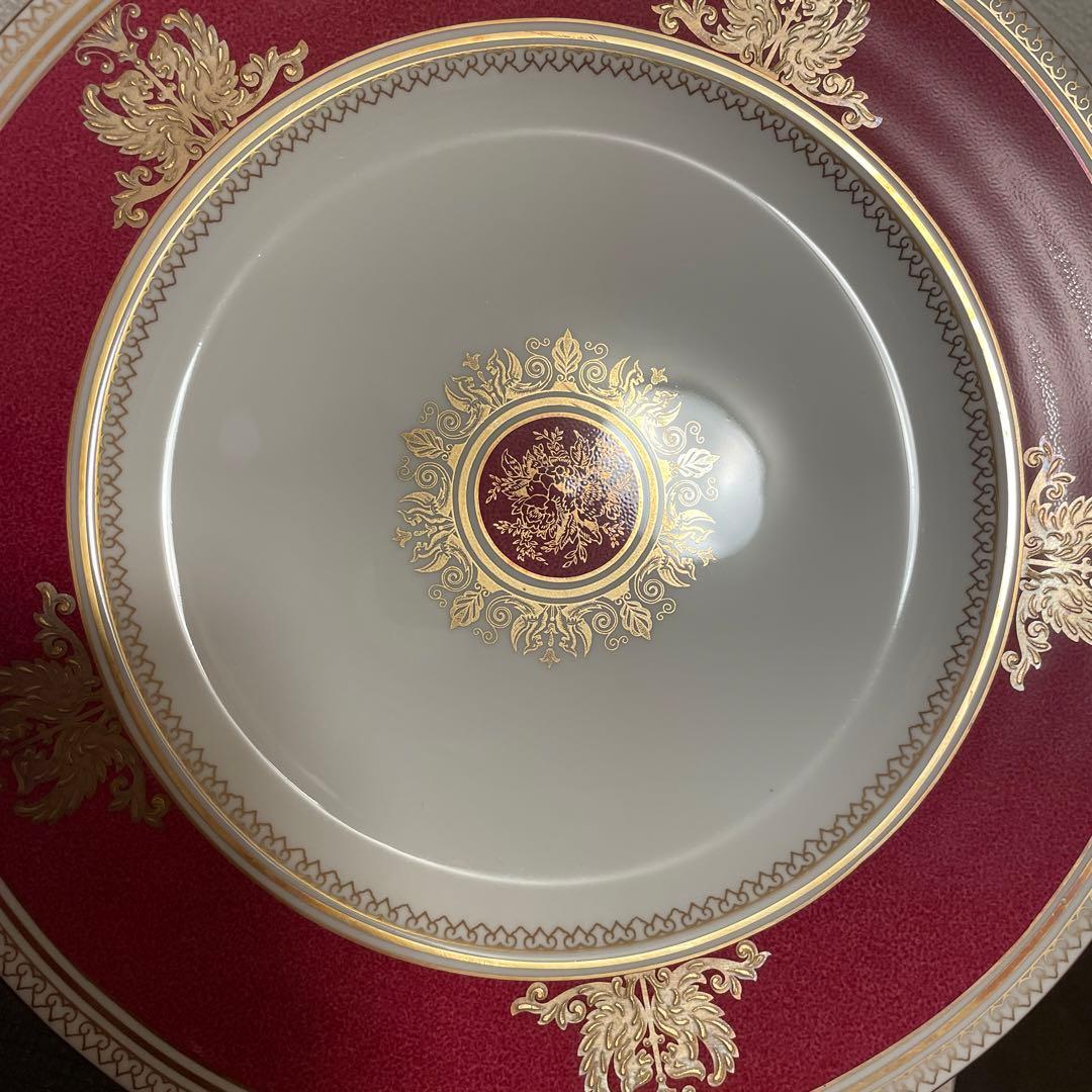 ウェッジウッド　コロンビア　パウダールビー　ディナープレート　27.5cm