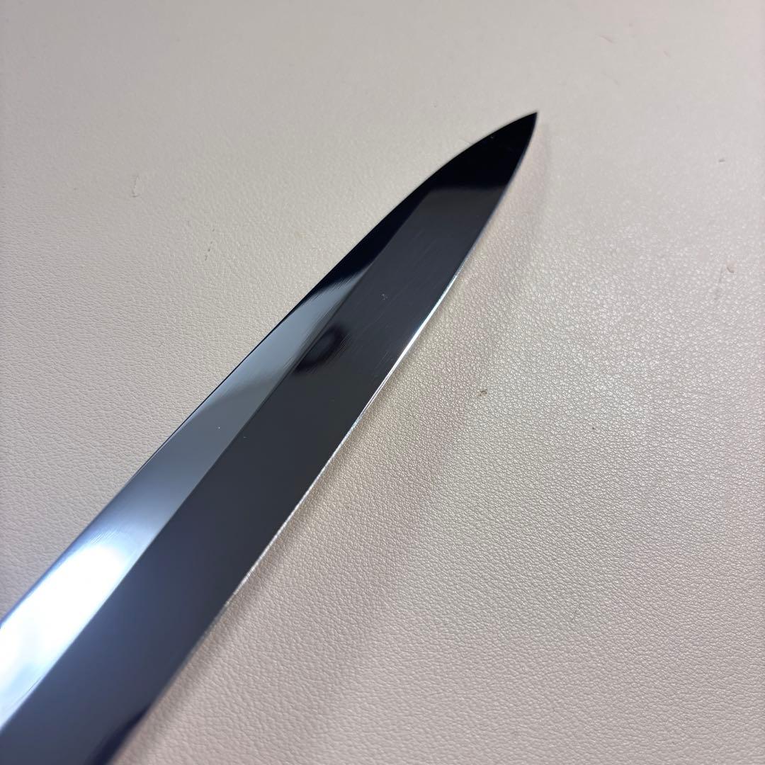 柳刃包丁 9寸 270mm 鏡面 柳刃包丁 鏡面　八角柄 刺身包丁。