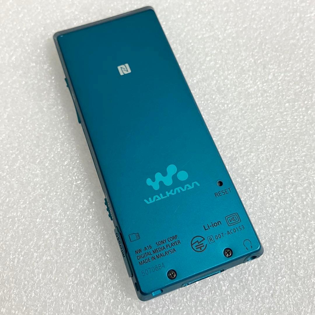 【液晶　バッテリー良好】　ソニー　ウォークマン　NW-A16 32GB ブルー