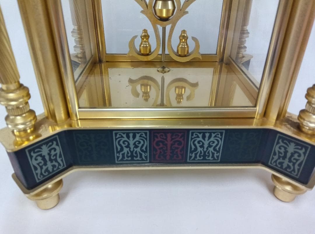 Nマーク　置時計　振り子時計　アンティーク　　/　079