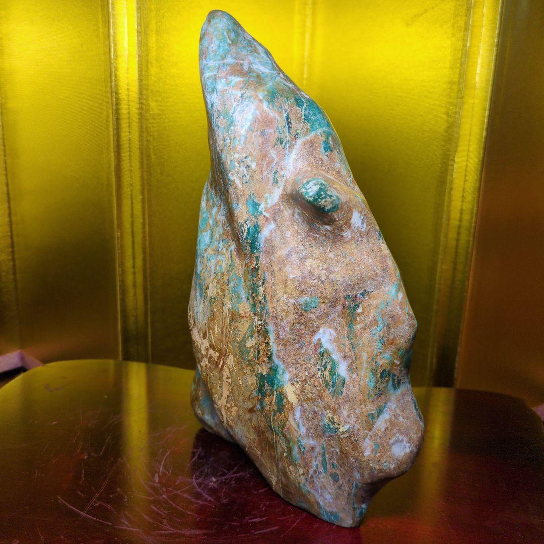 長崎翡翠 ヒスイ 水石 天然石 大サイズ 2.8kg 鑑賞石 自然石 希少 レア