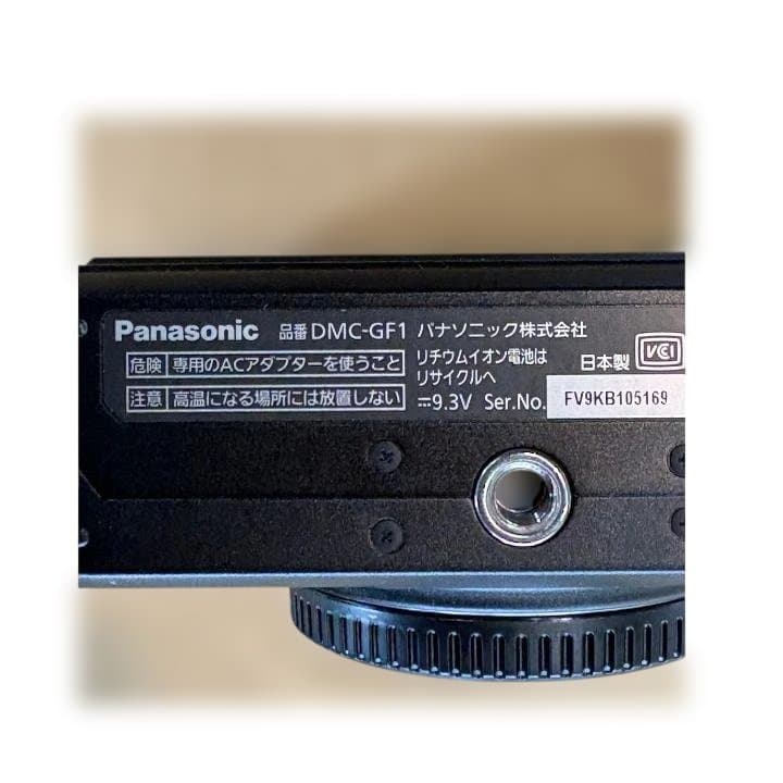 【美品】Panasonic LUMIX DMC-GF1 ブラック