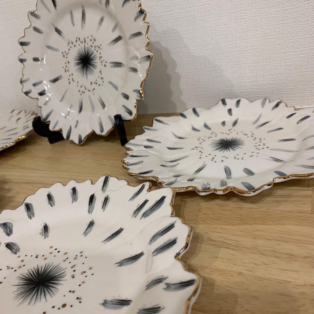 新品 アンソロポロジー 花びら 皿 5枚セット 完売品 未使用 プレート