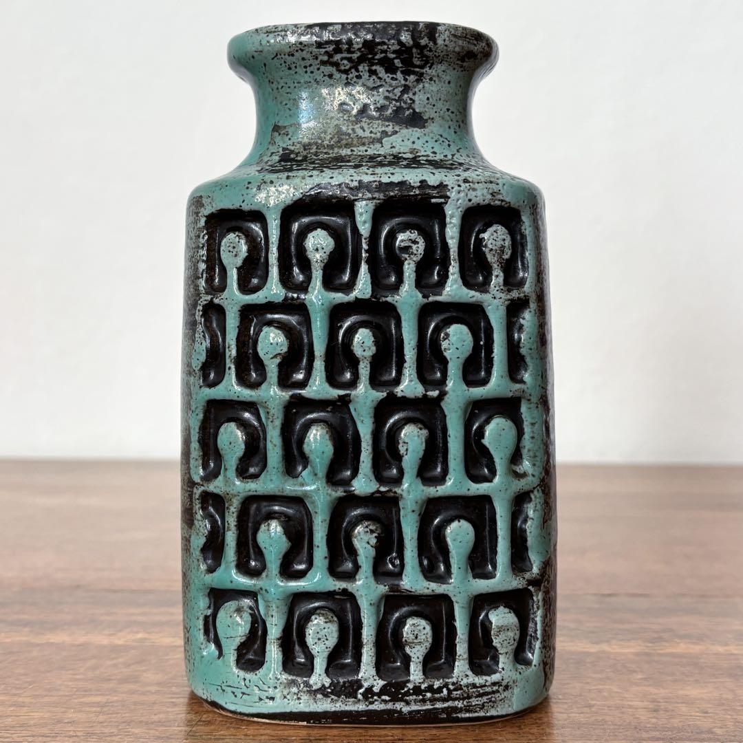 【東ドイツ Haldenslebenの花瓶】ヴィンテージ 409