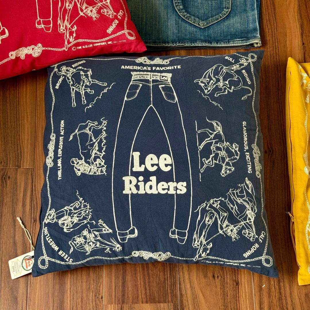 Lee クッション ビンテージ レア デニム カバー バンダナ