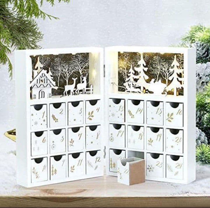 ❤️未使用品❤️木製　アドベントカレンダー　ボックス