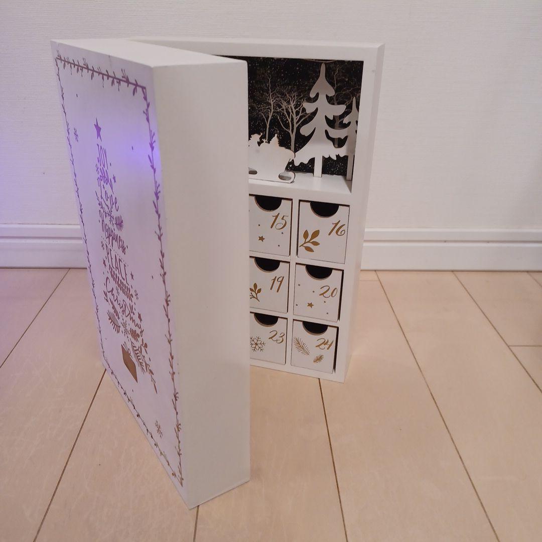 ❤️未使用品❤️木製　アドベントカレンダー　ボックス