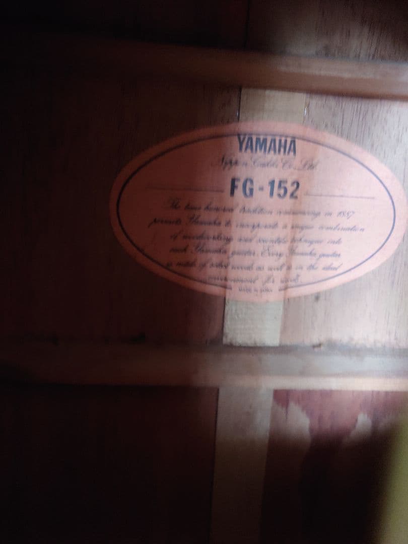 YAMAHA FG-152 赤ラベル　ヤマハギター　激鳴り