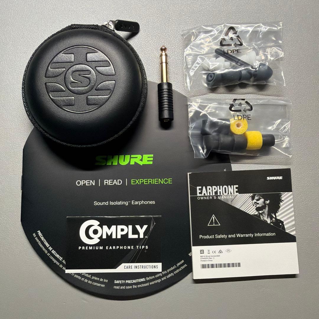 【極美品】SHURE AONIC 4 SE42HYBK ブラック