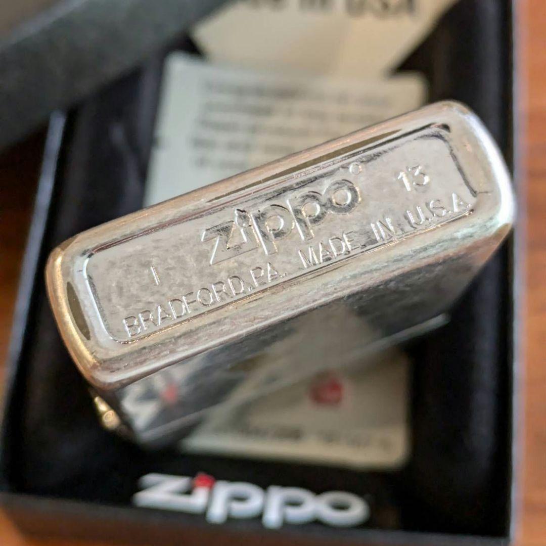 新品 未使用 ポールスミス USED加工 王冠 クラウン Zippo