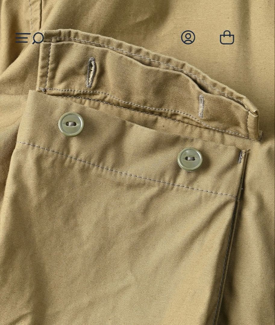 【新品未使用】45R 薄バックサテンの908ニームシャツ