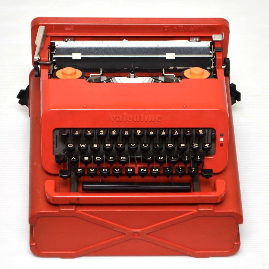 限定品 オリベッティ タイプライター バレンタイン 赤いバケツ Olivetti