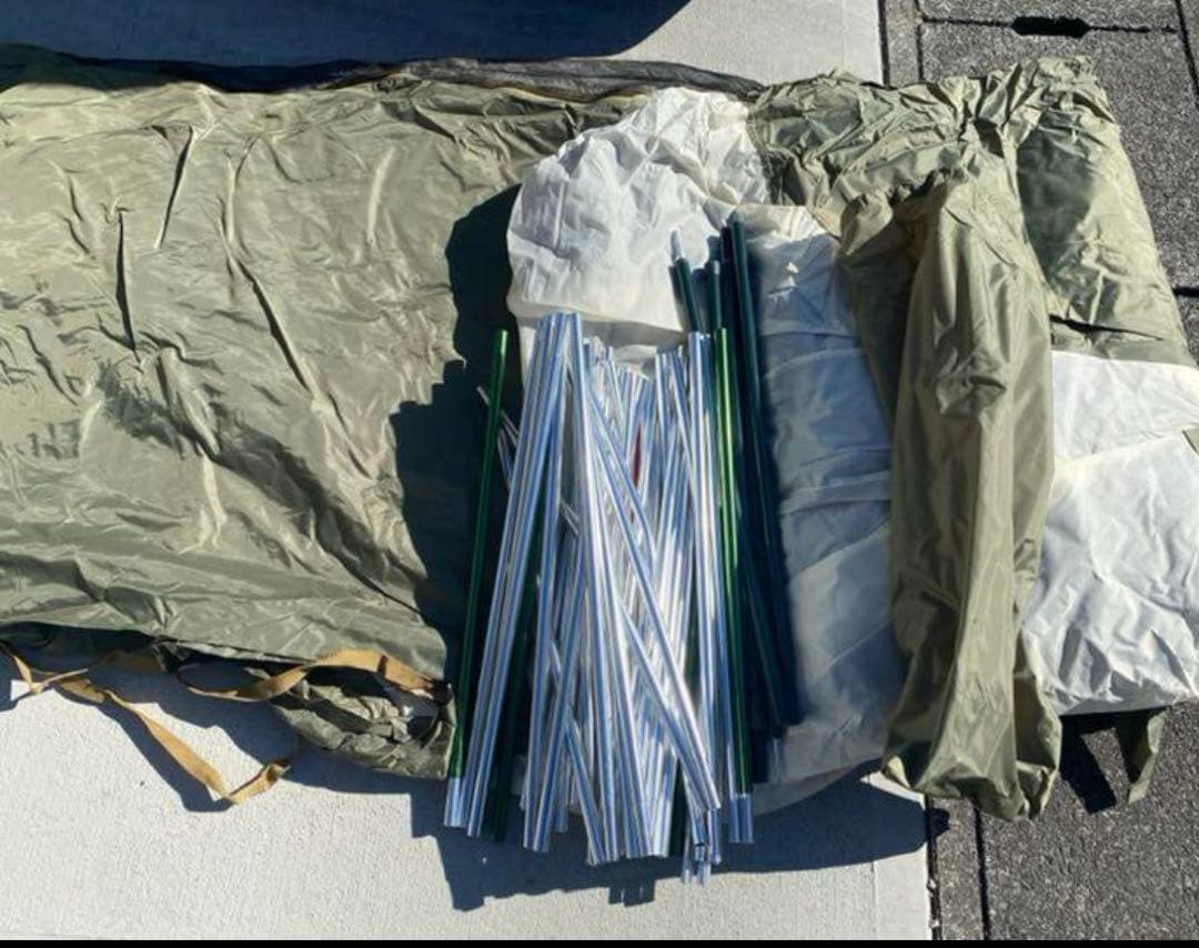 コールマン　タフスクリーン2ルームハウス　オリーブ/サンド　インナーマット付き