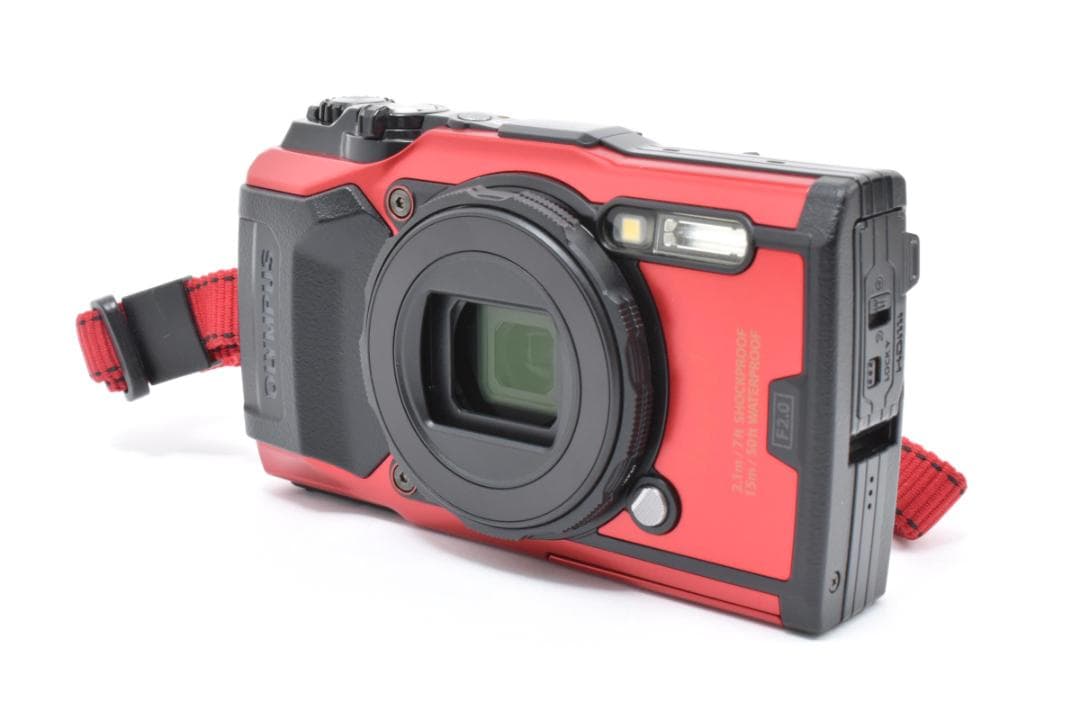 美品 OLYMPUS TOUGH TG-6 4K レッド デジタルカメラ