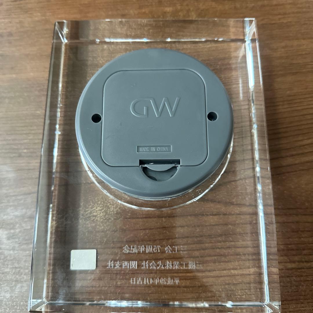 GW Platinum 置時計 創立75周年記念