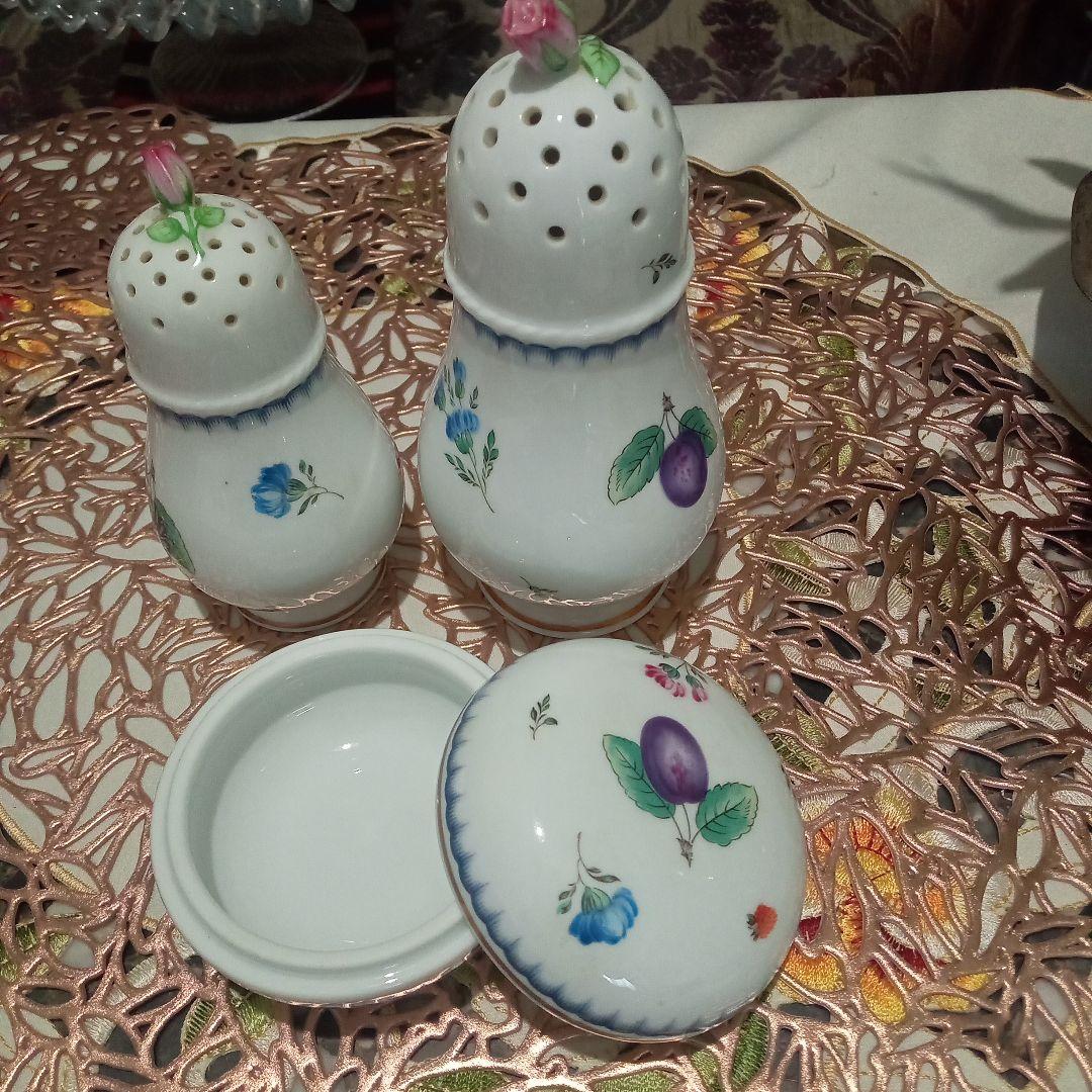 リチャードジノリフルーツデミタス３点ペッパーソルト・小物