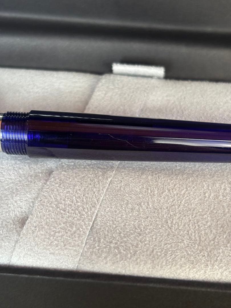 PLATINUM シャルトルブルー 万年筆 専用ケース付き