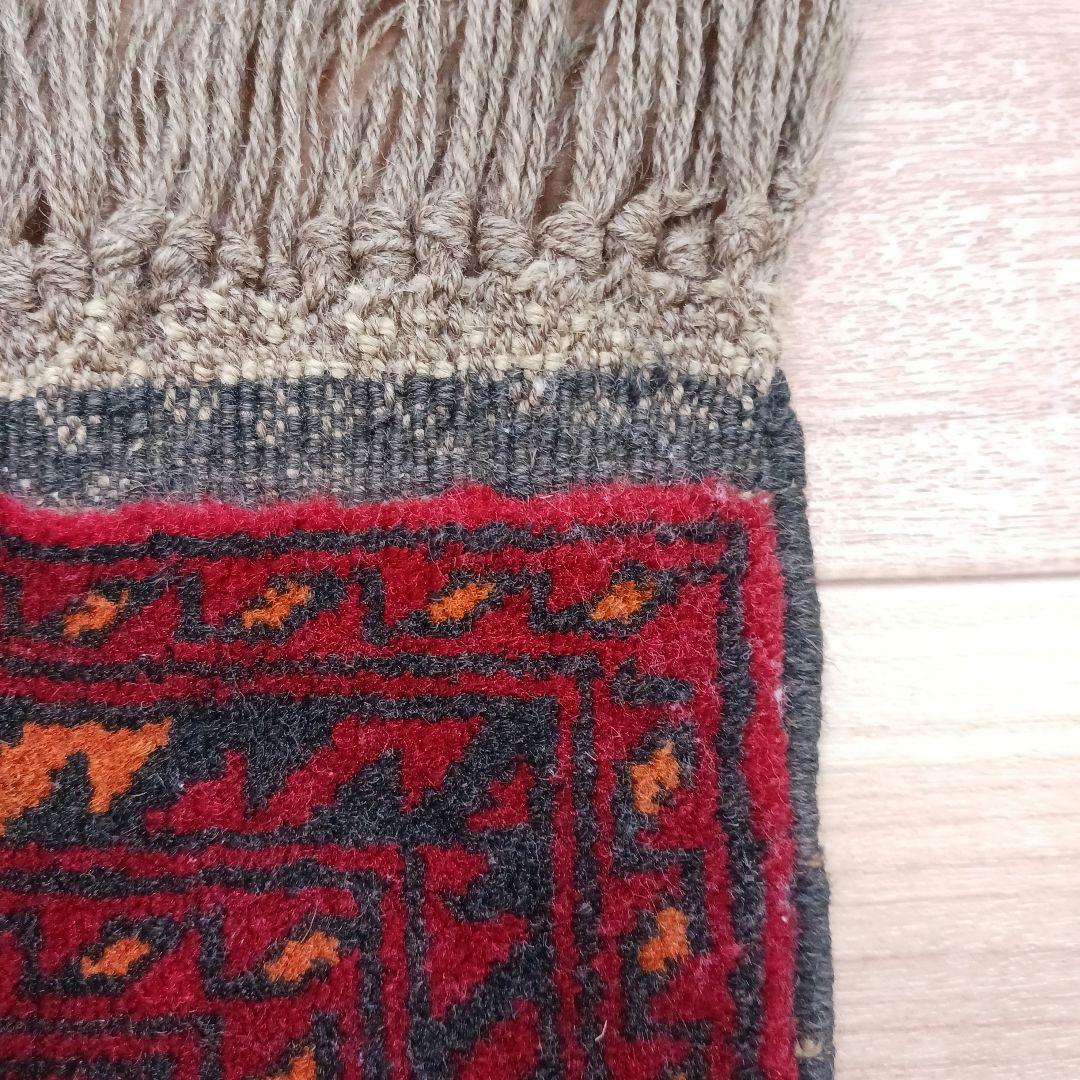 Y2745 アフガン絨毯 ウール100% 手織り ランナー 276×82㎝