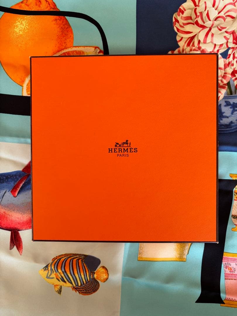 HERMES レザーベルト ブラック/ブルー