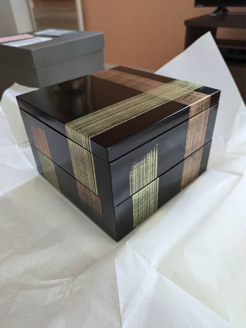 値下げ！おせち重箱　山田平安堂　龍華 2段重箱〈24時間以内に発送⭐️〉